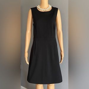 🌷BANANA REPUBLIC BLACK DRESS WITH POCKETS SZ 12